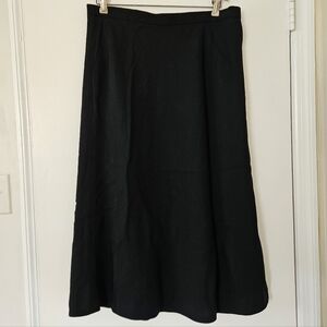 LRL Ralph Lauren Skirt 16W Vtg Maxi Wool Preppy Old Money 90s Modest Minimalist